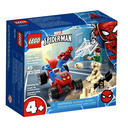 LEGO Super Heroes 76172 Pojedynek Spider-Mana z Sandmanem Marvel